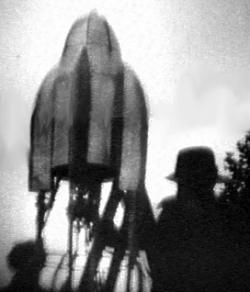 Illustration for article titled Did the Germans launch a crewed rocket into space in 1933?